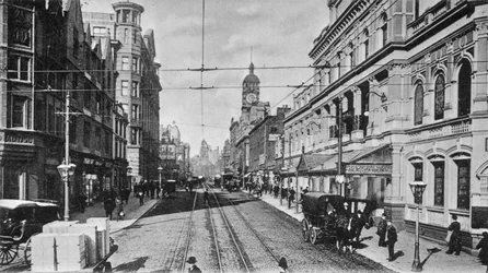 Calle Oxford, Manchester, c.1910